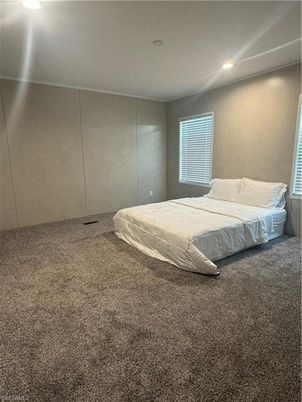 Bedroom, Interior, Recessed Lighting