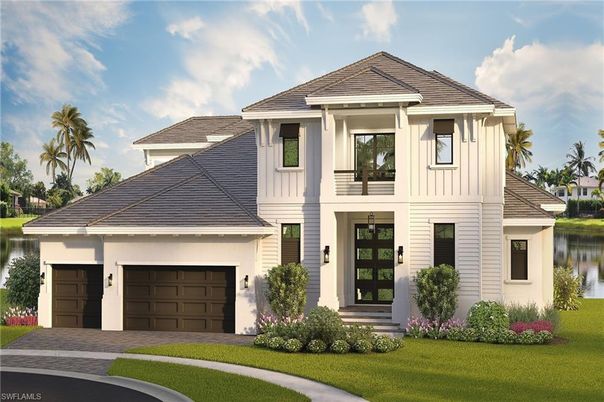 Attached, Exterior, Facade, French Provincial