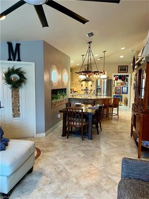 Dining room, Interior, Kitchen, Pendant Lights, Recessed Lighting