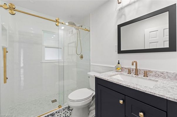 Bathroom, Glass Shower, Interior