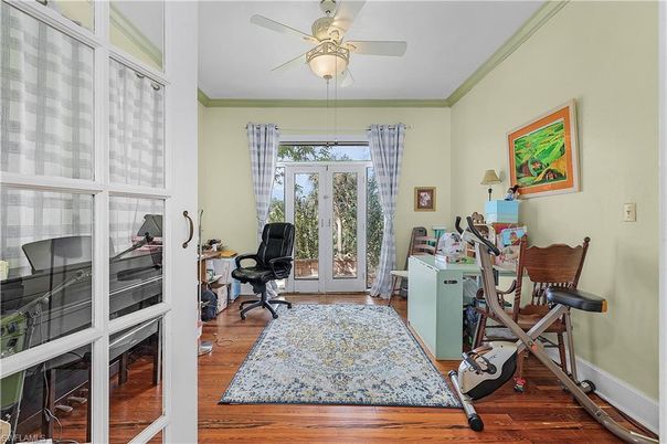 Home Office, Interior, Wood Texture Flooring