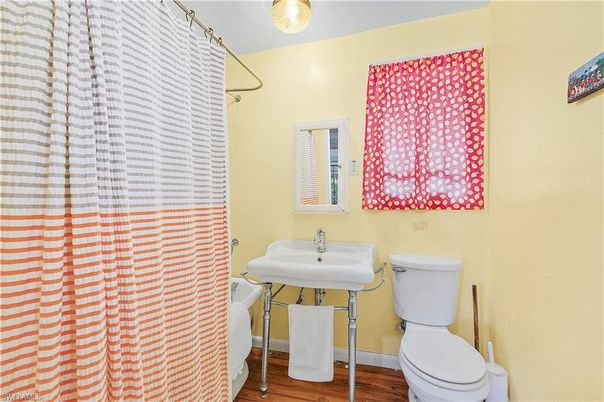 Bathroom, Interior, Wood Texture Flooring