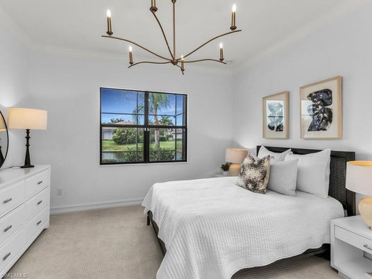 Bedroom, Interior, Pendant Lights