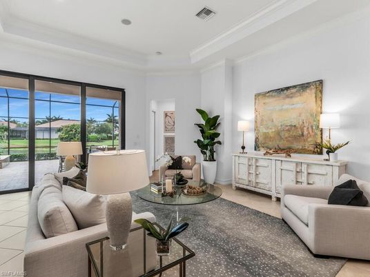 Interior, Living room, Recessed Lighting