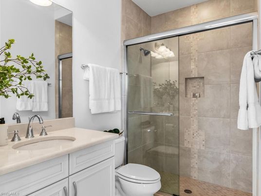 Bathroom, Glass Shower, Interior