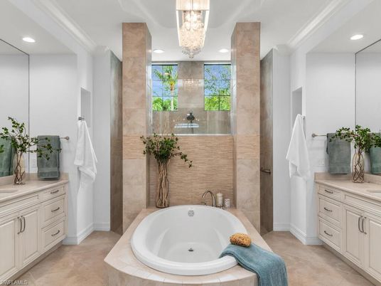 Bathroom, Interior, Recessed Lighting