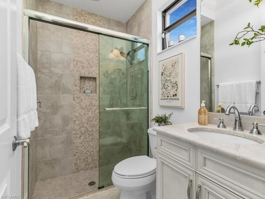 Bathroom, Glass Shower, Interior