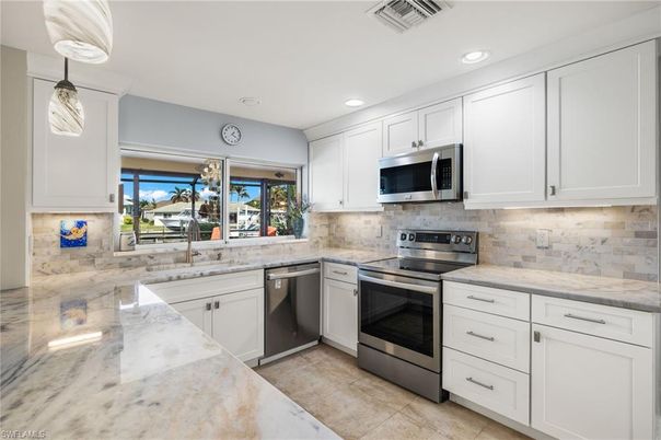 Interior, Kitchen, Recessed Lighting, Stainless Steel Appliances