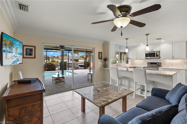 Interior, Kitchen, Pendant Lights, Stainless Steel Appliances