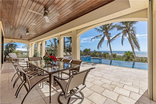 Exterior, Pool, Water, Wooden Ceilings