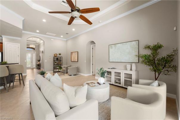 Interior, Living room, Recessed Lighting
