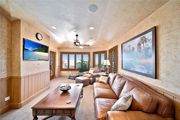 Interior, Living room, Recessed Lighting