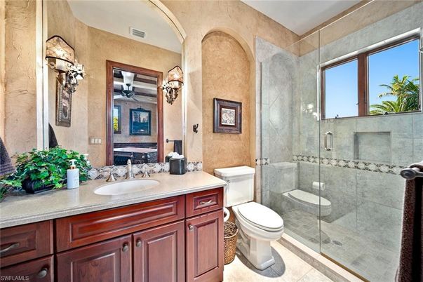 Bathroom, Glass Shower, Interior