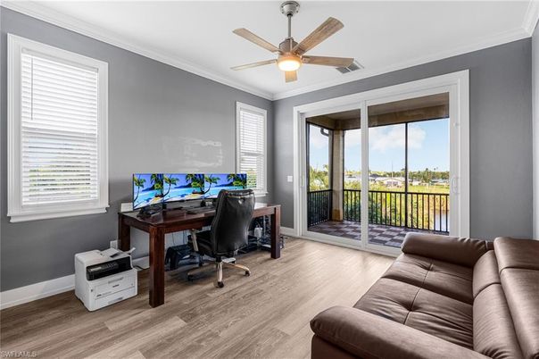 Home Office, Interior, Wood Texture Flooring