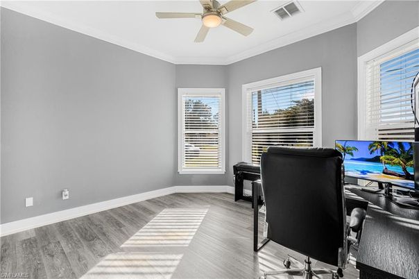 Home Office, Interior, Wood Texture Flooring