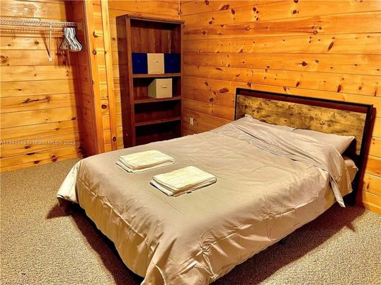 Bedroom, Interior, Wooden Walls