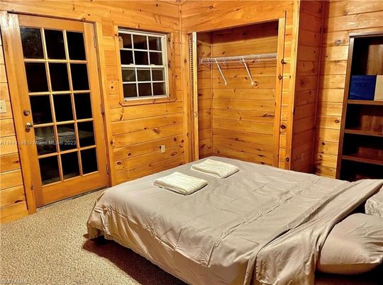 Bedroom, Interior, Wooden Walls