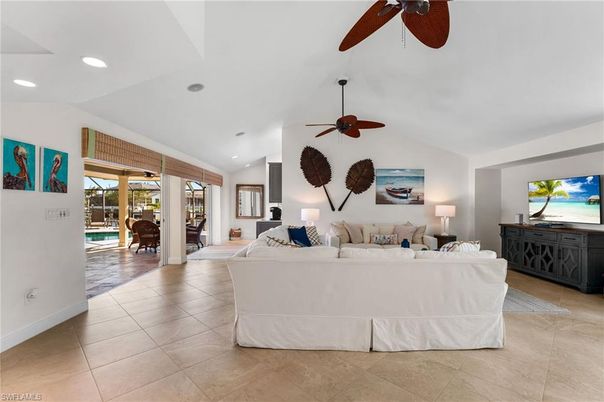 Interior, Living room, Recessed Lighting