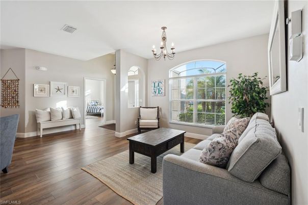 Chandelier, Interior, Living room, Wood Texture Flooring