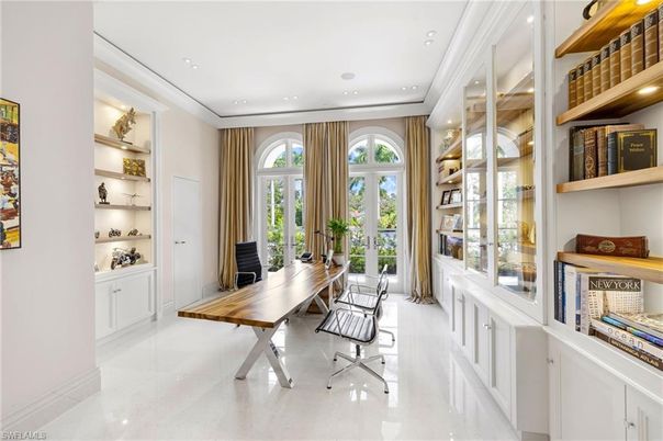 Home Office, Interior, Recessed Lighting