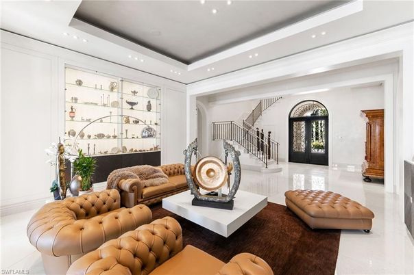 Interior, Living room, Recessed Lighting