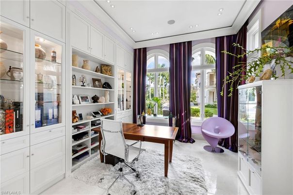 Home Office, Interior, Recessed Lighting