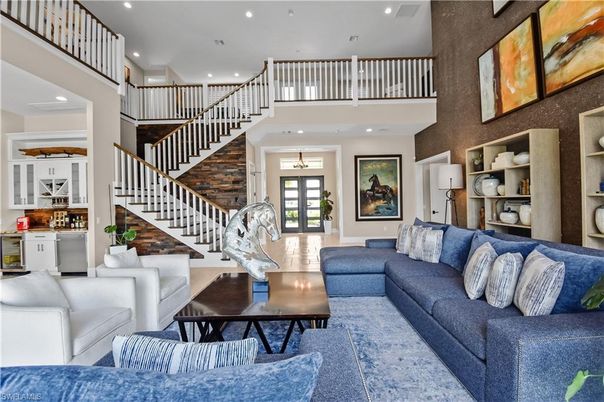 Interior, Living room, Recessed Lighting