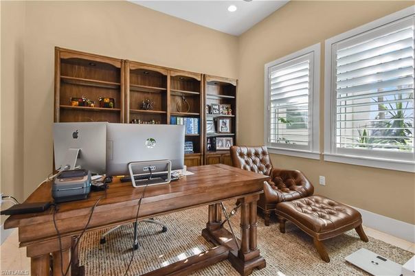 Home Office, Interior, Recessed Lighting
