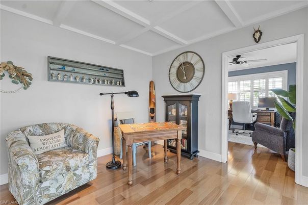 Home Office, Interior, Wood Texture Flooring