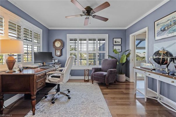 Home Office, Interior, Wood Texture Flooring