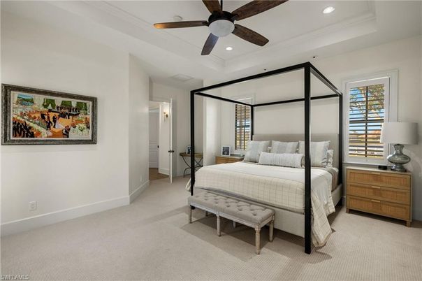 Bedroom, Interior, Recessed Lighting