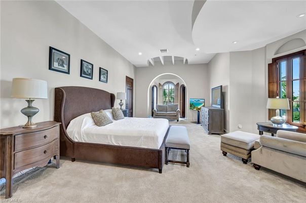 Bedroom, Interior, Recessed Lighting