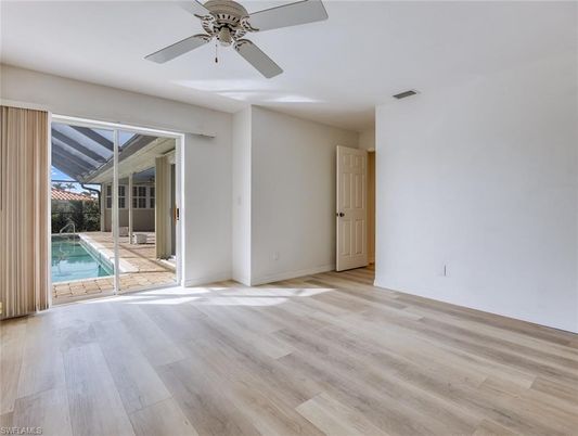 Empty room, Interior, Wood Texture Flooring