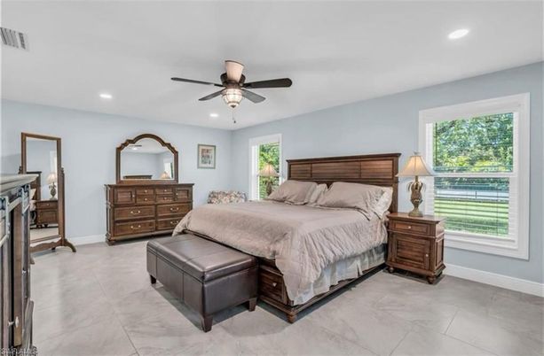Bedroom, Fireplace, Interior, Recessed Lighting