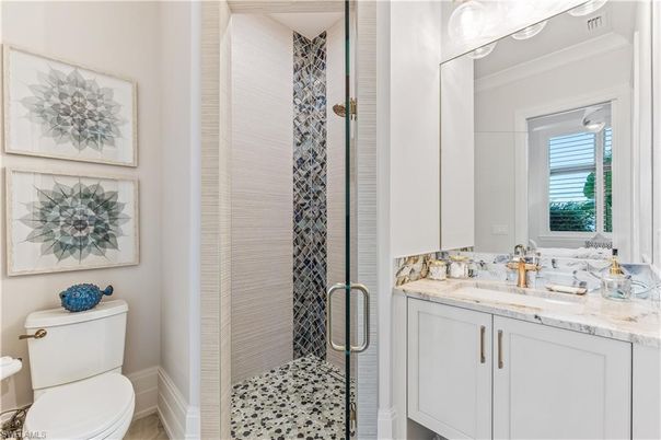 Bathroom, Glass Shower, Interior
