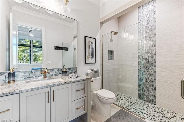 Bathroom, Glass Shower, Interior