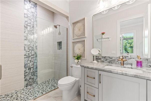 Bathroom, Glass Shower, Interior