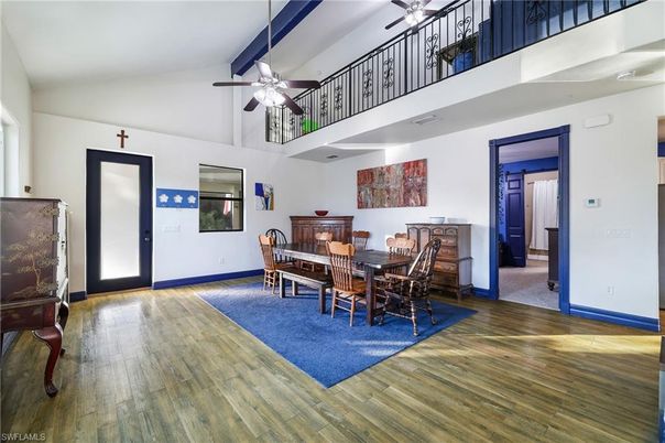 Dining room, Interior, Wood Texture Flooring