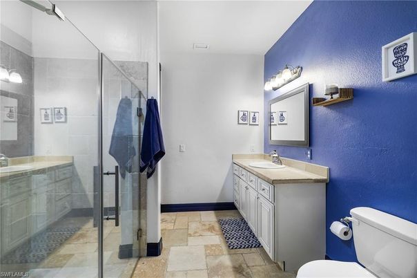 Bathroom, Glass Shower, Interior