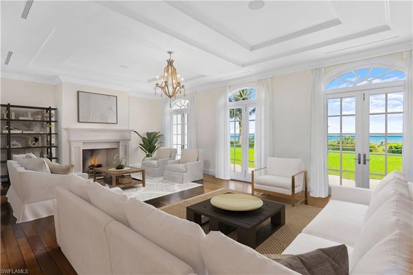Chandelier, Fireplace, Interior, Living room, Wood Texture Flooring