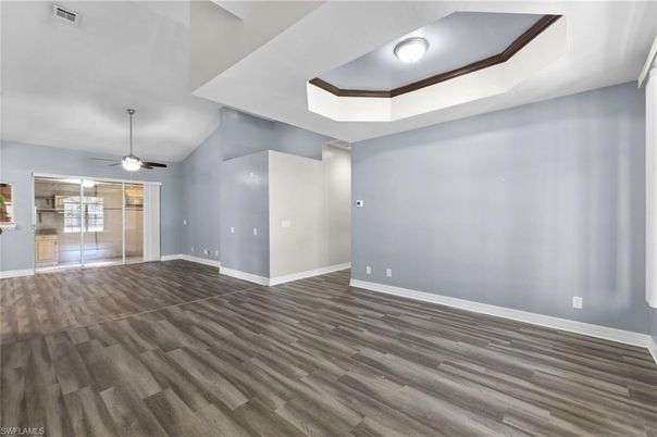 Empty room, Interior, Wood Texture Flooring