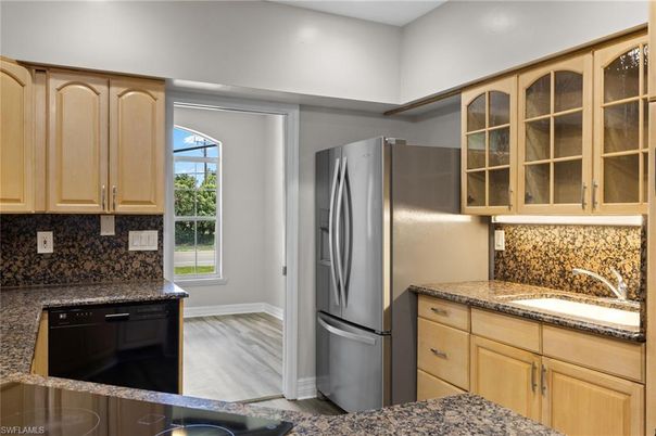Interior, Kitchen, Wood Texture Flooring