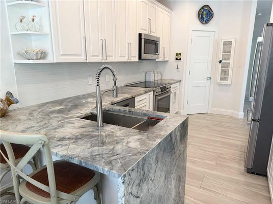 Interior, Kitchen, Wood Texture Flooring