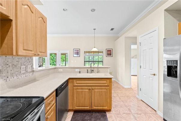 Interior, Kitchen, Pendant Lights, Recessed Lighting