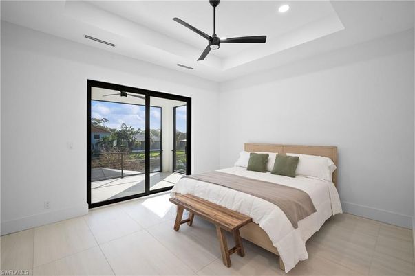 Bedroom, Interior, Recessed Lighting