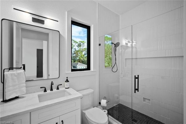 Bathroom, Glass Shower, Interior