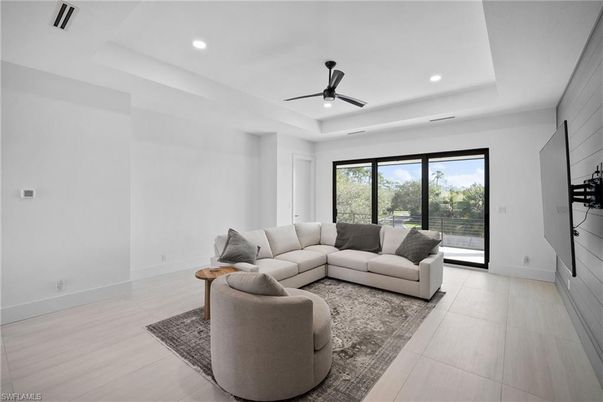 Interior, Living room, Recessed Lighting