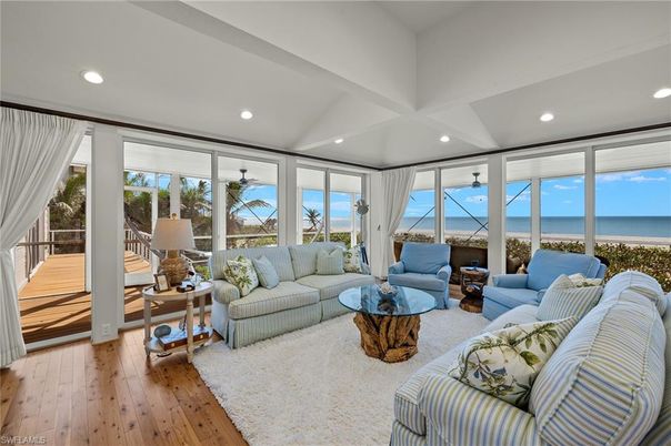Interior, Living room, Recessed Lighting, Water, Wood Texture Flooring