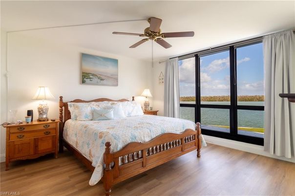 Bedroom, Interior, Water, Wood Texture Flooring