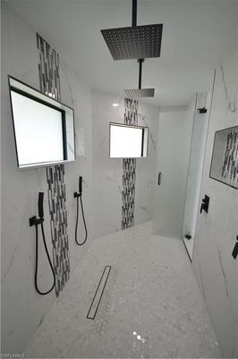 Bathroom, Interior, Marble Walls
